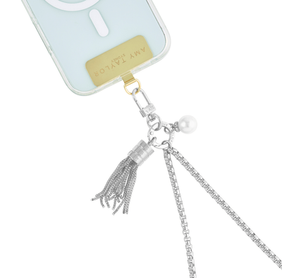 Amy Taylor X Hitched Crossbody Straps Silver Ceres Bubble Hand Strap