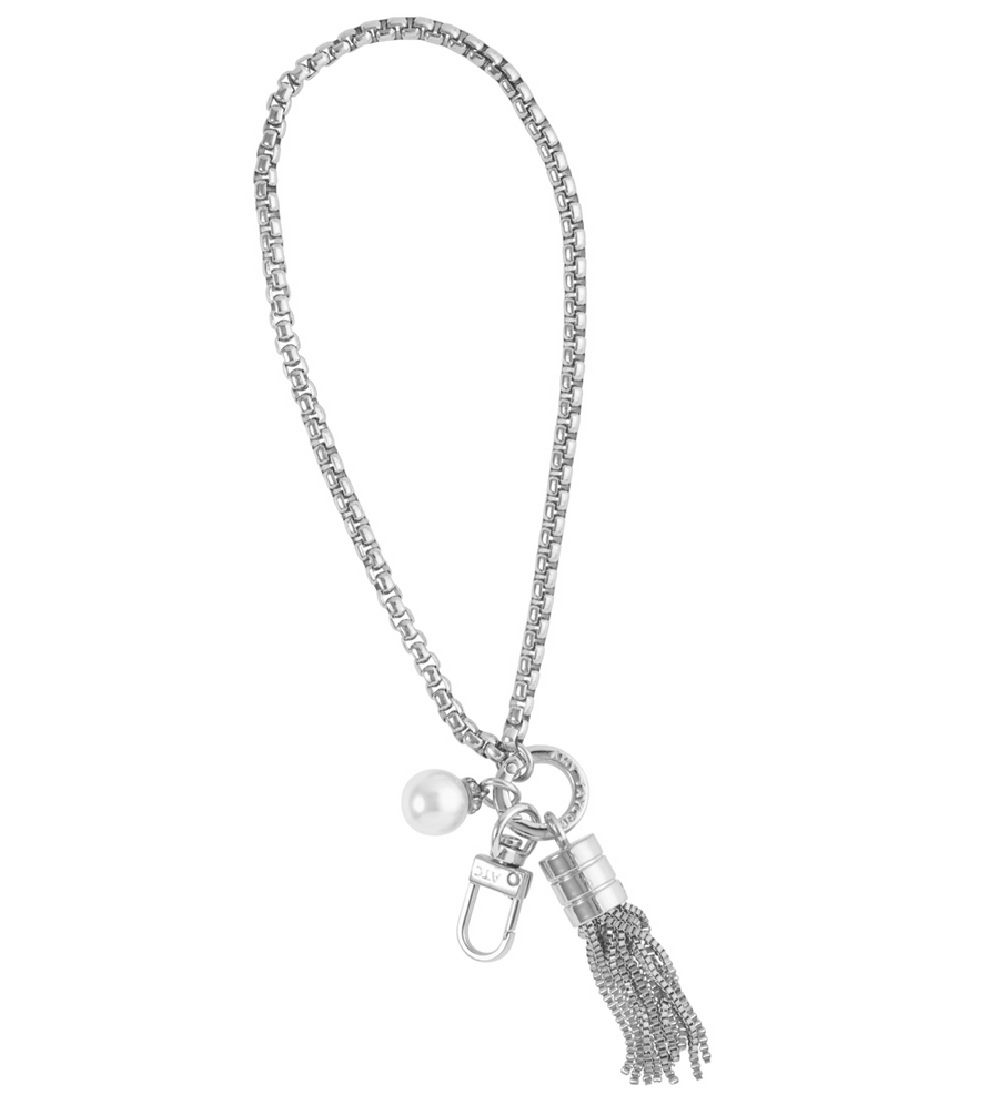 Amy Taylor X Hitched Crossbody Straps Silver Ceres Bubble - Hand Strap