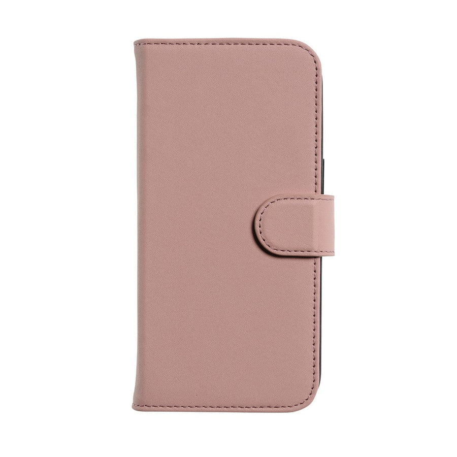 The Personal Print Phone Cases Magnetic Wallet Magsafe Genuine Nappa iPhone Case#colour_Blush Nude