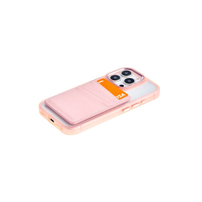 The Personal Print Wallet Pink MagSafe Slim Card Pocket Sleeve