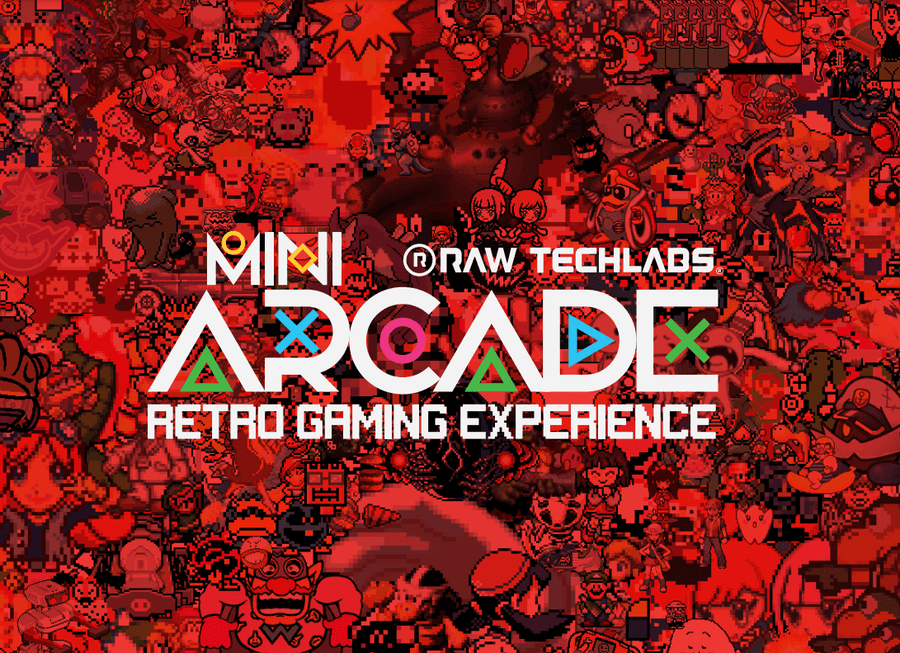 Raw Tech Labs Gadgets RAW TECHLABS Mini Arcade Retro Gaming Experience
