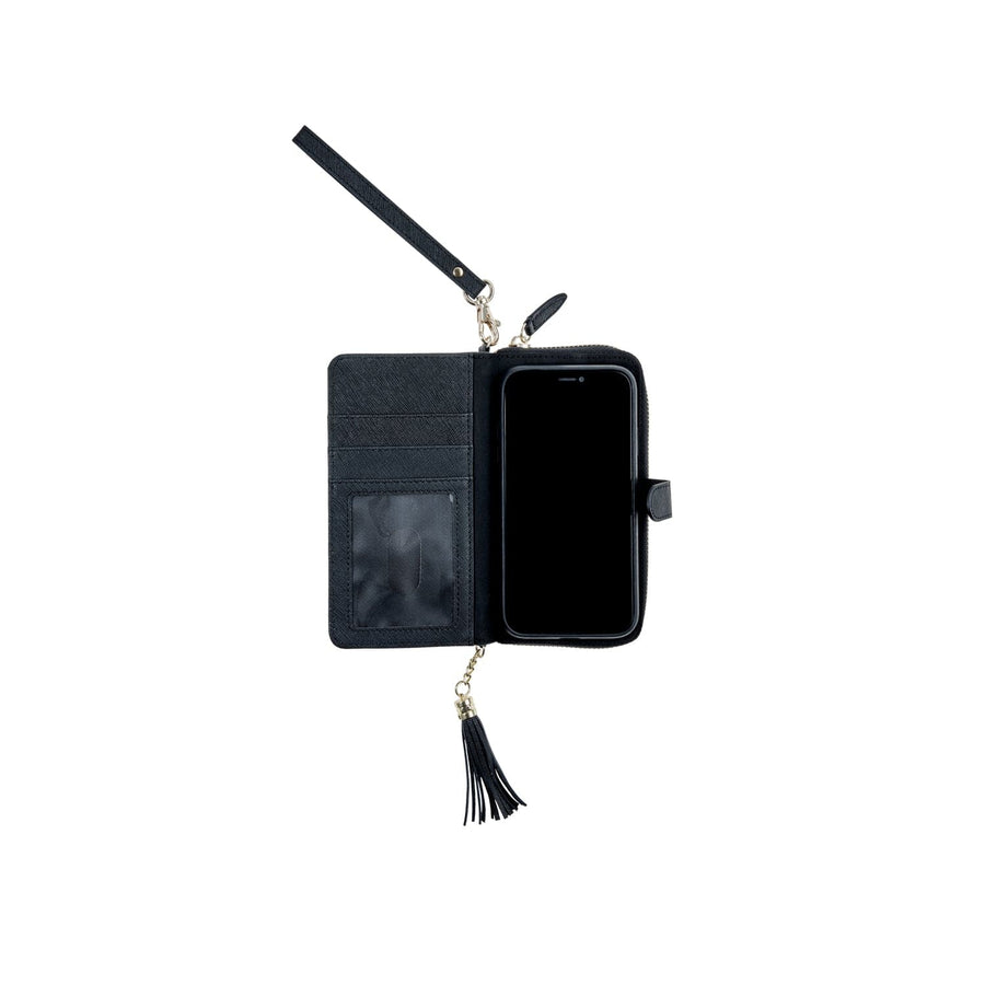 Fone King SAFINO PURSE WALLET IPHONE XR/XS BLACK