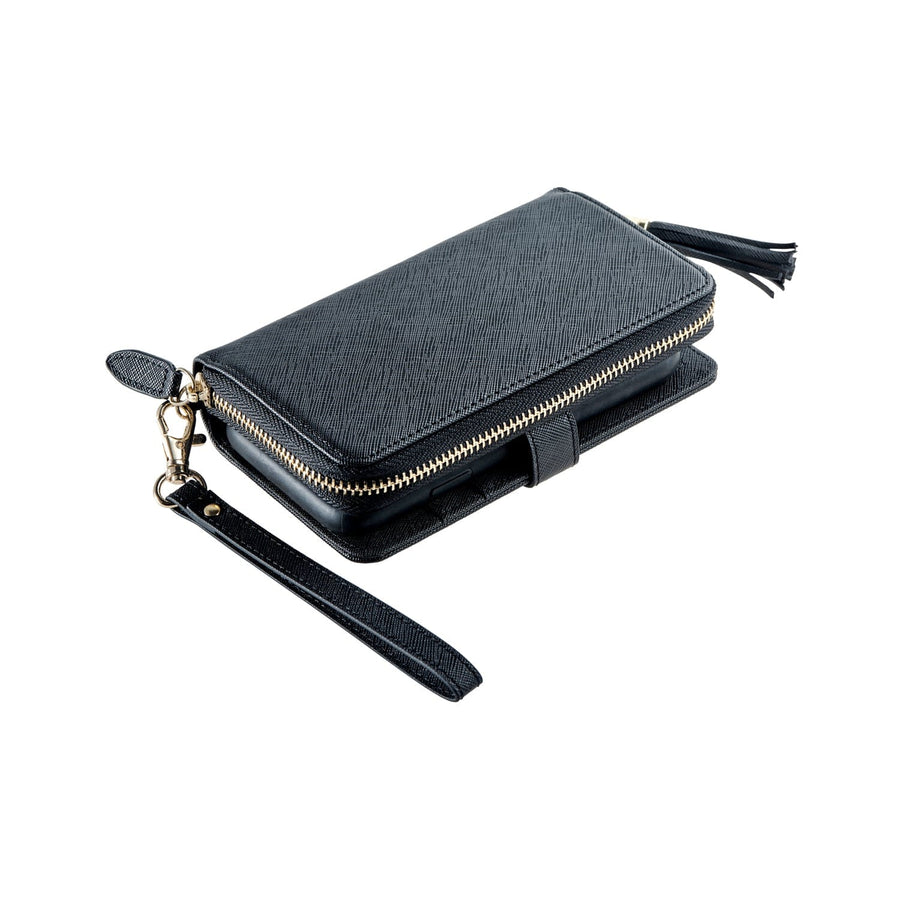 Fone King SAFINO PURSE WALLET IPHONE XR/XS BLACK