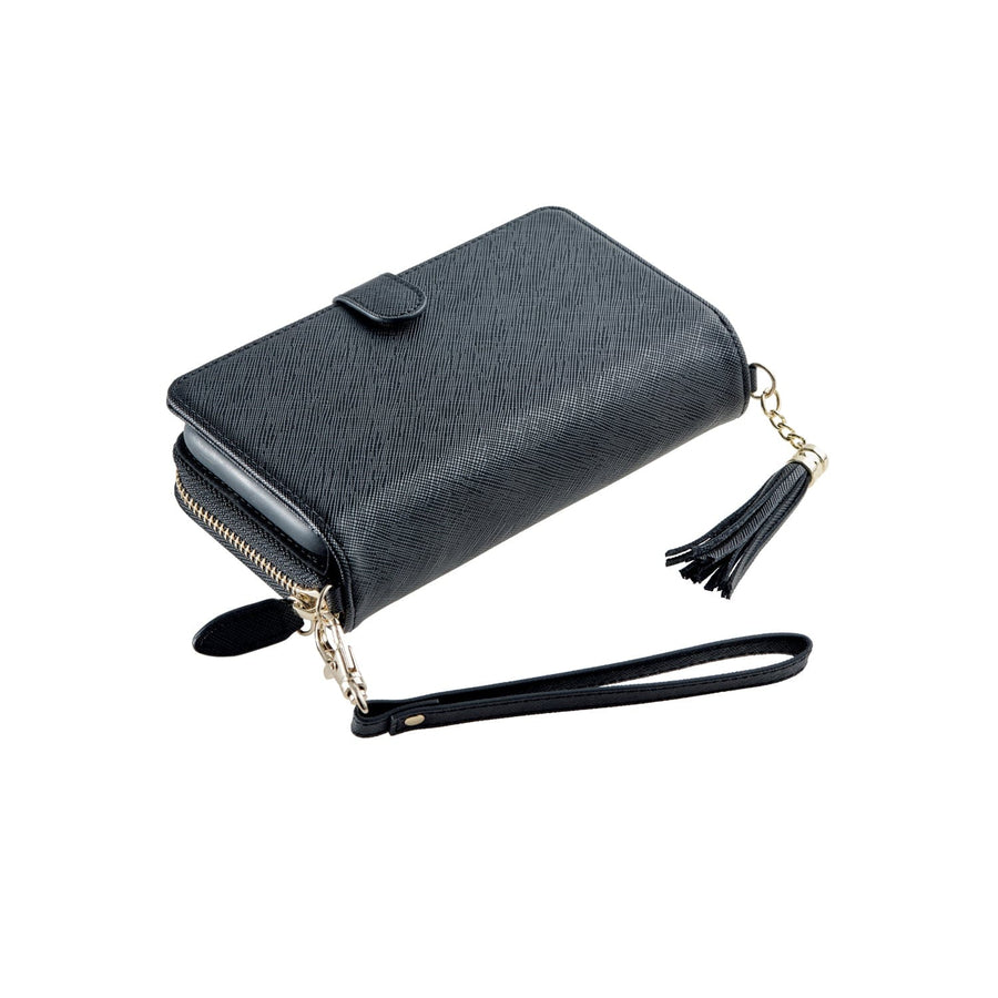 Fone King iPhone XR SAFINO PURSE WALLET IPHONE XR/XS BLACK