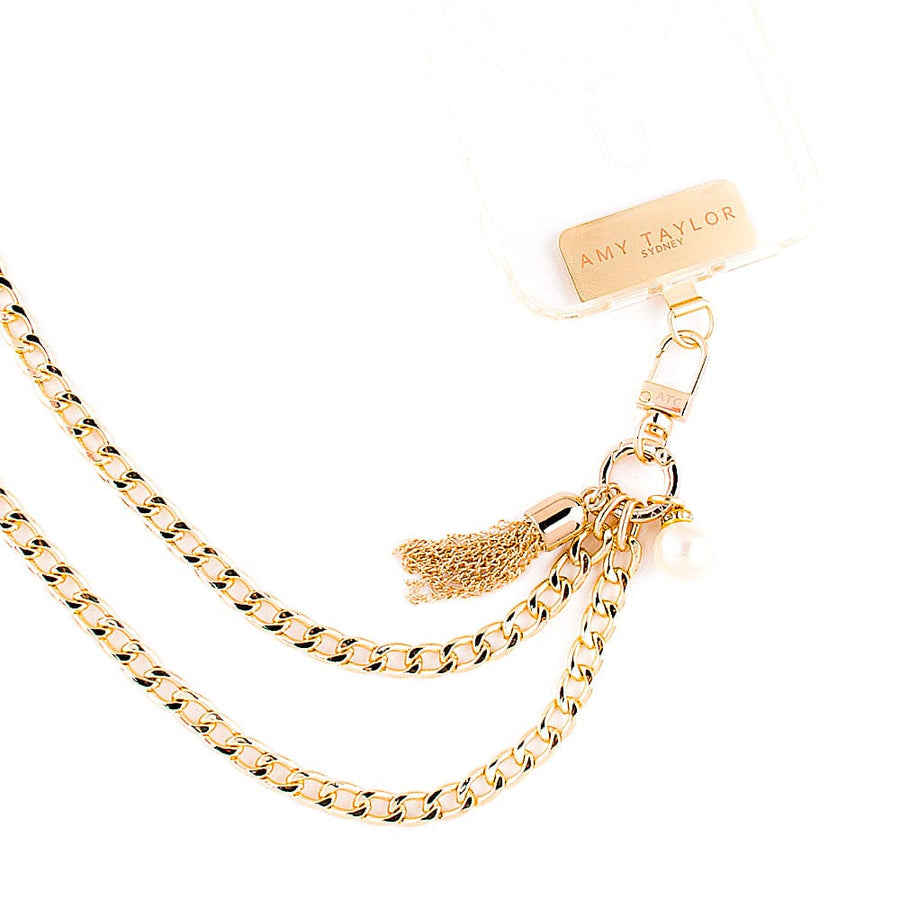 Amy Taylor X Hitched Crossbody Strap Gold The Athena