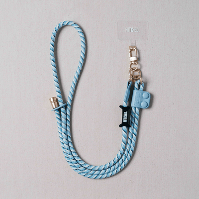 Hitched Crossbody Straps Blue and White Ventura