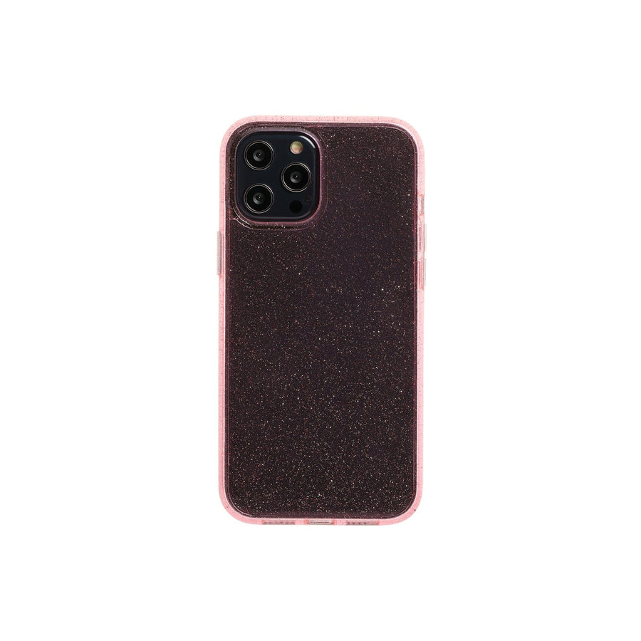 Super Shield 2 In 1 Case for iPhone#Colour_Stardust Clear Hot Pink