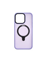 Super Shield Phone Cases 2 in 1 Hybrid Magsafe Metal Ring iPhone Case#colour_lilac