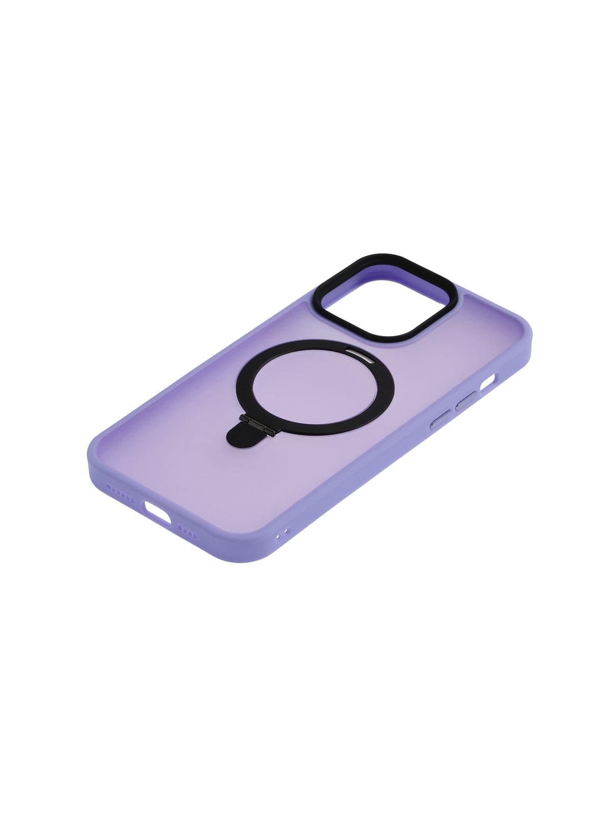 Super Shield Phone Cases 2 in 1 Hybrid Magsafe Metal Ring iPhone Case#colour_lilac