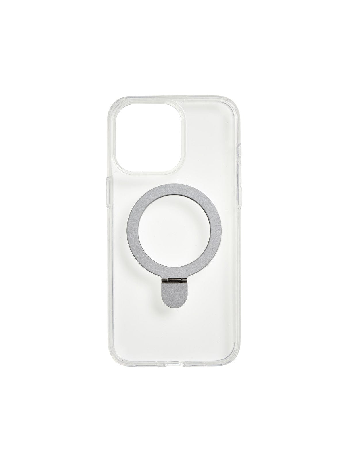 Super Shield Phone Cases 2 in 1 Hybrid Magsafe Metal Ring iPhone Case#colour_clear