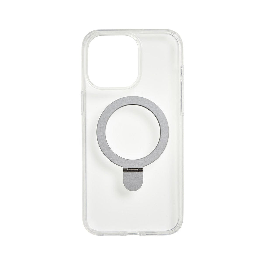 Super Shield Phone Cases 2 in 1 Hybrid Magsafe Metal Ring iPhone Case#colour_clear