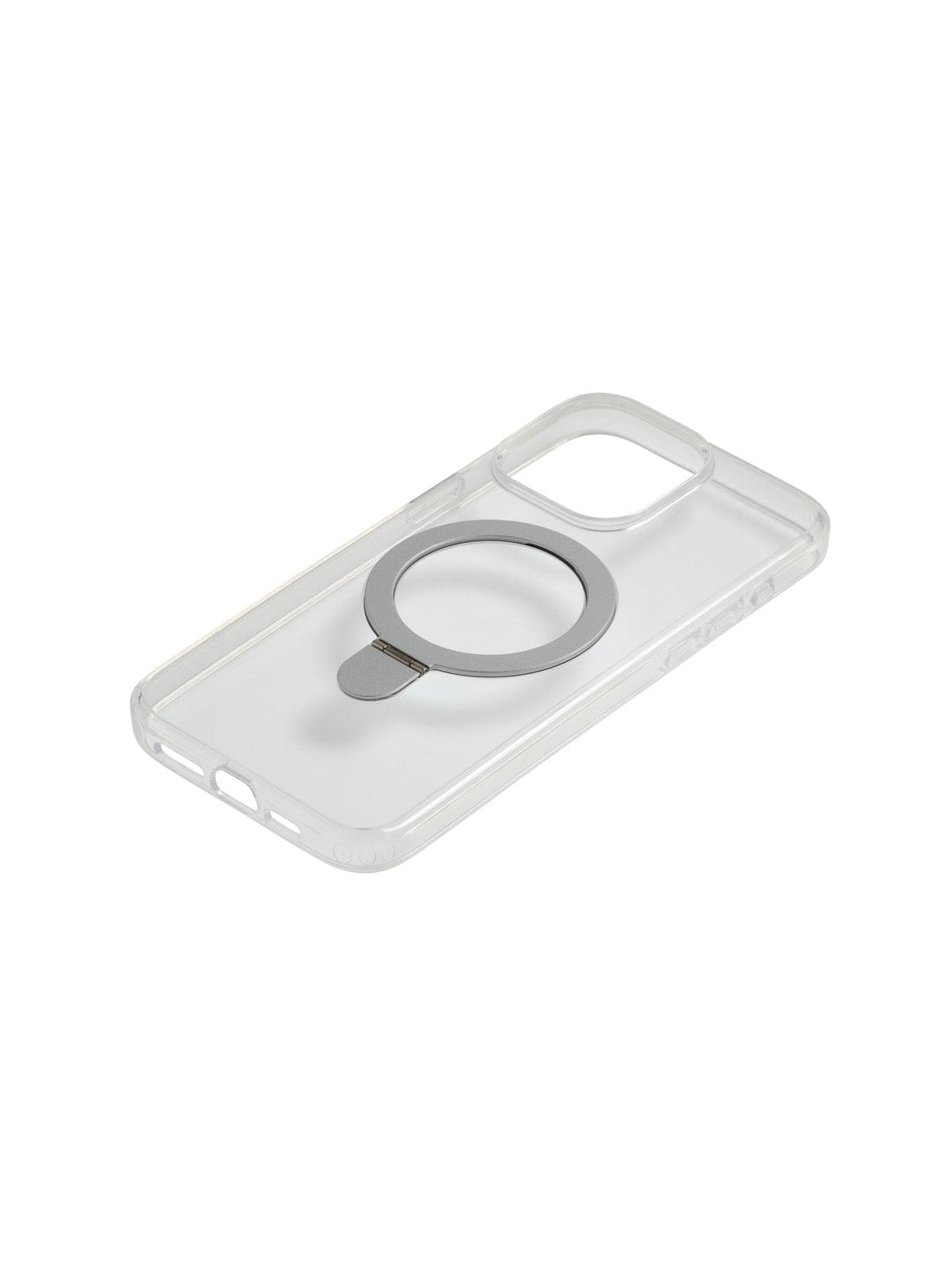 Super Shield Phone Cases 2 in 1 Hybrid Magsafe Metal Ring iPhone Case#colour_clear