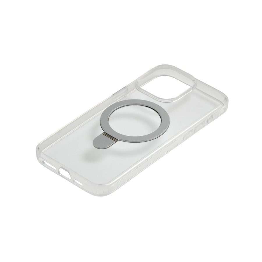 Super Shield Phone Cases 2 in 1 Hybrid Magsafe Metal Ring iPhone Case#colour_clear