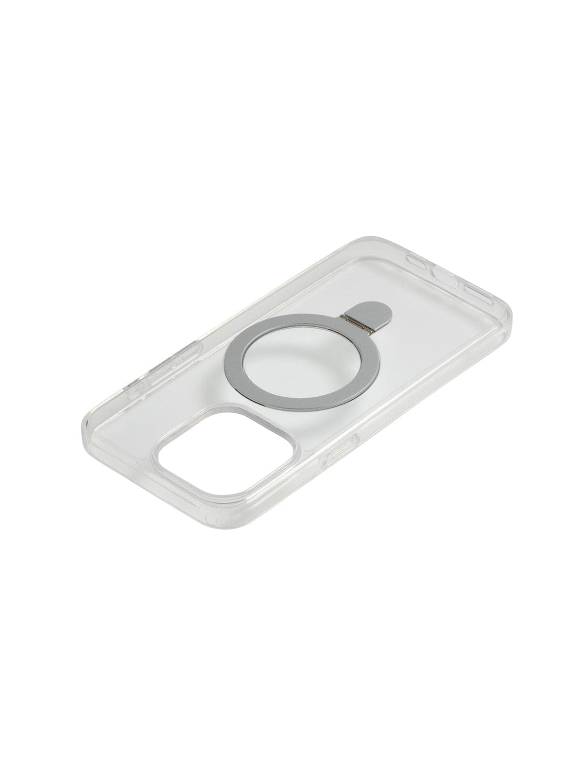 Super Shield Phone Cases 2 in 1 Hybrid Magsafe Metal Ring iPhone Case#colour_clear