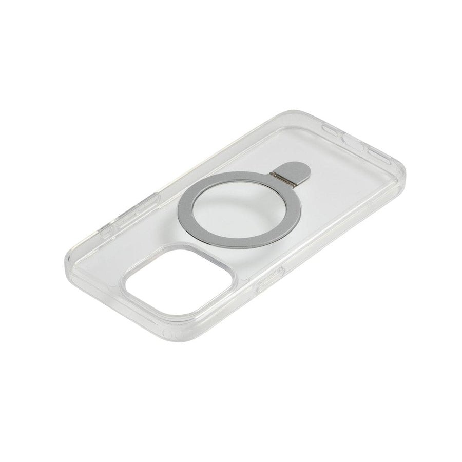 Super Shield Phone Cases 2 in 1 Hybrid Magsafe Metal Ring iPhone Case#colour_clear