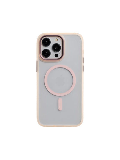 Super Shield Phone Cases Clear Rose / iPhone 13 / 14 2 in 1 Magsafe iPhone Case#colour_Clear Rose