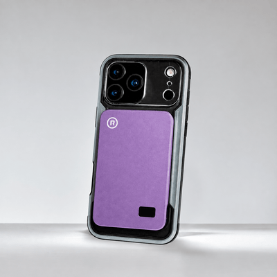 Raw TechLabs Power Banks Purple Aerocharge 3-in-1 Mini MagSafe Portable Battery Charger [CCC]