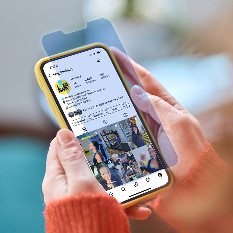 Luminary Screen Protectors Anti-Blue Light Screen Protector for iPhone