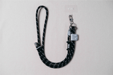 Hitched Crossbody Straps Black and Silver Apollo