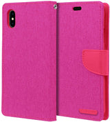 Fone King Phone Cases PINK CANVAS DIARY CASE IPHONE XR