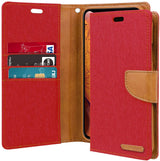 Fone King Phone Cases RED CANVAS DIARY CASE IPHONE XR