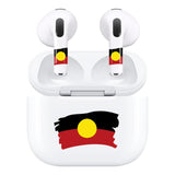 Diamond & Anchor Audio Accessories AirPods 3rd Gen / Aboriginal Flag Diamond & Anchor EarPod Tattoos - AirPods 3rd Gen