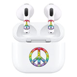 Diamond & Anchor Audio Accessories AirPods 3rd Gen / Rainbow Peace Sign Diamond & Anchor EarPod Tattoos - AirPods 3rd Gen