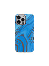 Super Shield Phone Cases Blue / iPhone 15 Fashion Series Marble Magsafe iPhone Case#colour_Blue