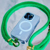 FK x AFW Green FELICITY FLUFFY CROSSBODY PHONE STRAP