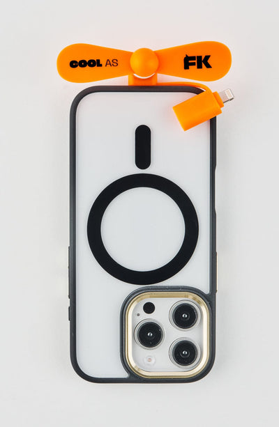 Fone King Black FK Portable Phone Fan