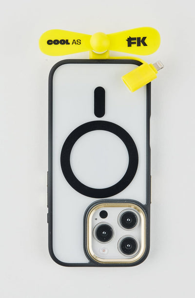 Fone King Black FK Portable Phone Fan