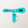 Fone King Blue FK Portable Phone Fan