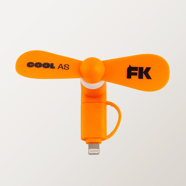 Fone King Orange FK Portable Phone Fan