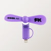 Fone King Purple FK Portable Phone Fan