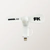 Fone King White FK Portable Phone Fan