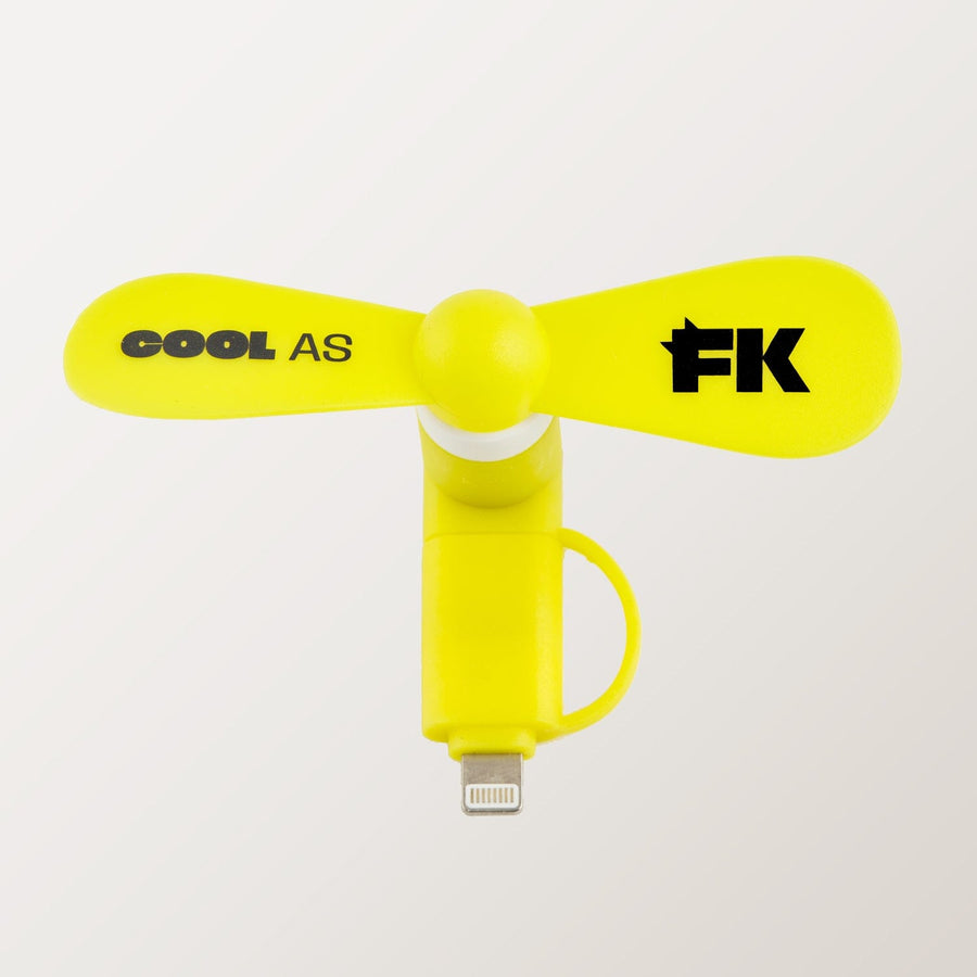 Fone King Yellow FK Portable Phone Fan