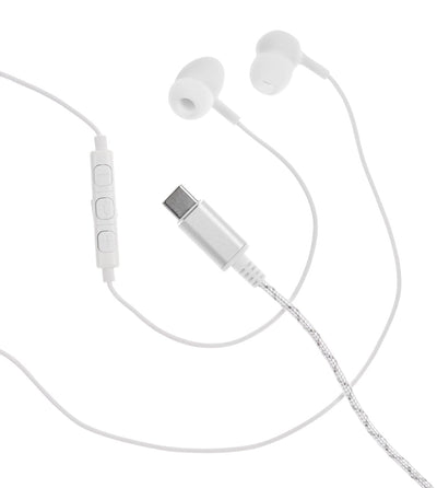 Fone King White FK TYPE C CONNECTOR EARPHONE