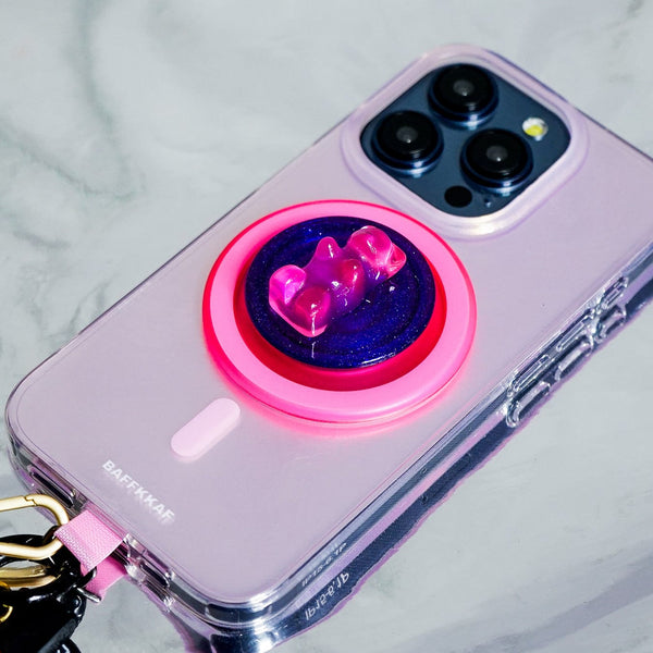 FK x AFW Blue on Pink FONEY COUTURE GUMMIE GRIP POP BLUE/PINK