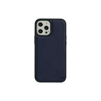 The Personal Print Phone Case Blue / iPhone 14 Plus Genuine Nappa Leather Case