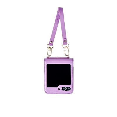 Fone King Lilac / Samsung Flip 5 HAN GOLD RING CASE SAMSUNG GALAXY Z FLIP