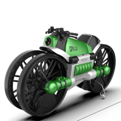 Raw TechLabs Gadgets Green HAWKEYE Quadcopter Motorcycle Drone