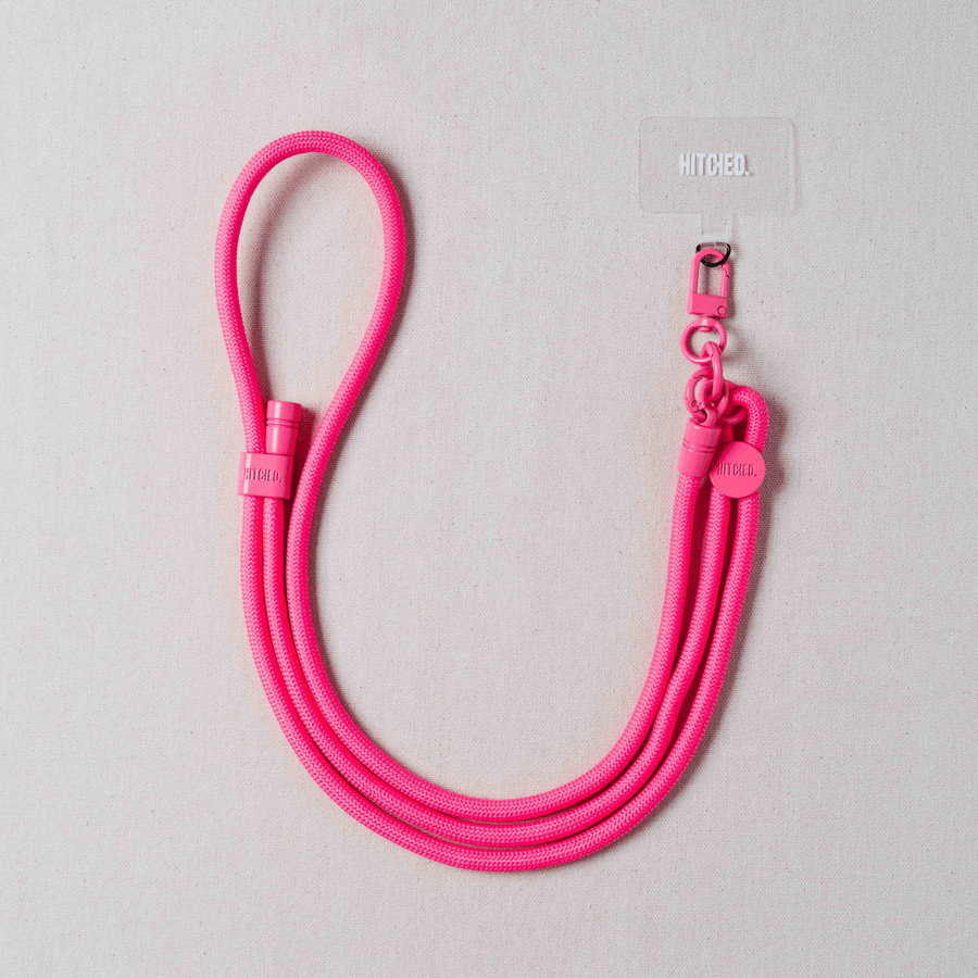 Hitched Crossbody Straps Fluro Pink Juno