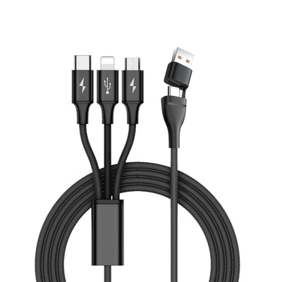 Fone King Cables & Chargers MAGIC 6IN1 CHARGING CABLE ( TYPE C, MICRO USB)