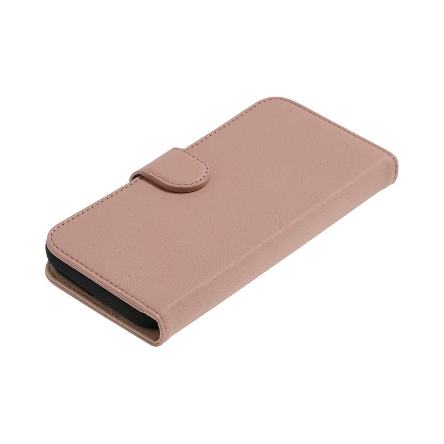 The Personal Print Phone Cases Magnetic Wallet Magsafe Genuine Nappa iPhone Case#colour_Blush Nude