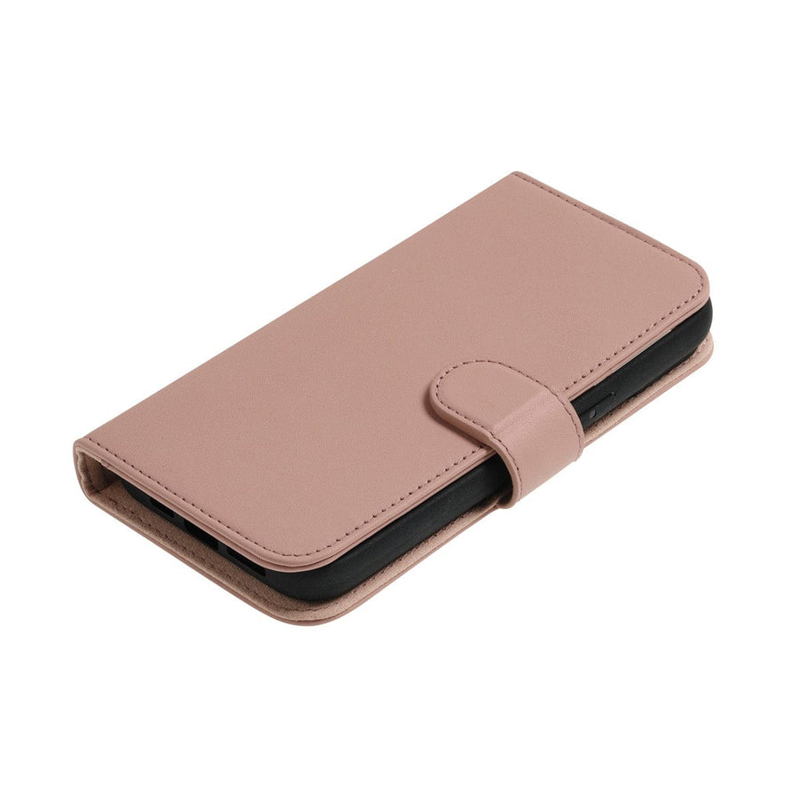 The Personal Print Phone Cases Magnetic Wallet Magsafe Genuine Nappa iPhone Case#colour_Blush Nude