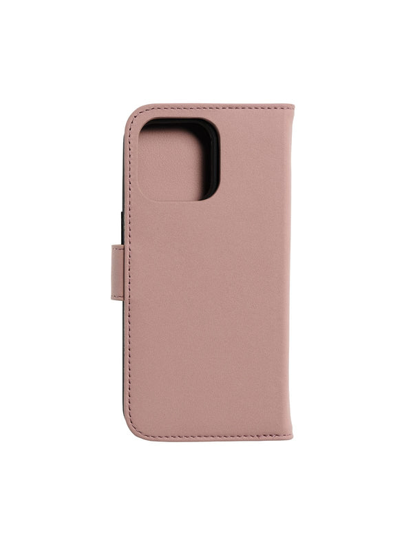 The Personal Print Phone Cases Magnetic Wallet Magsafe Genuine Nappa iPhone Case#colour_Blush Nude