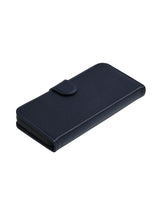 The Personal Print Phone Cases Magnetic Wallet Magsafe Genuine Nappa iPhone Case#colour_Navy