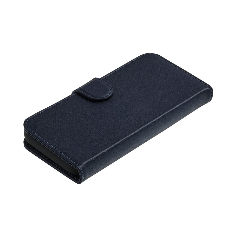 The Personal Print Phone Cases Magnetic Wallet Magsafe Genuine Nappa iPhone Case#colour_Navy