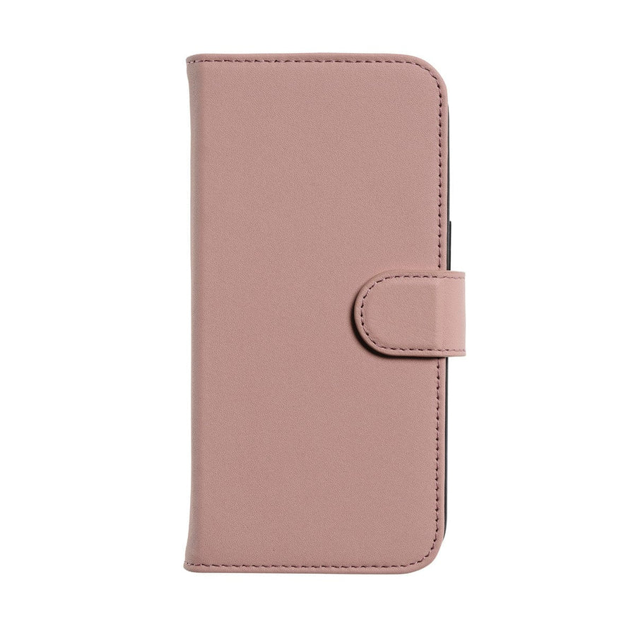 The Personal Print Phone Cases Magnetic Wallet Magsafe Genuine Nappa iPhone Case#colour_Blush Nude