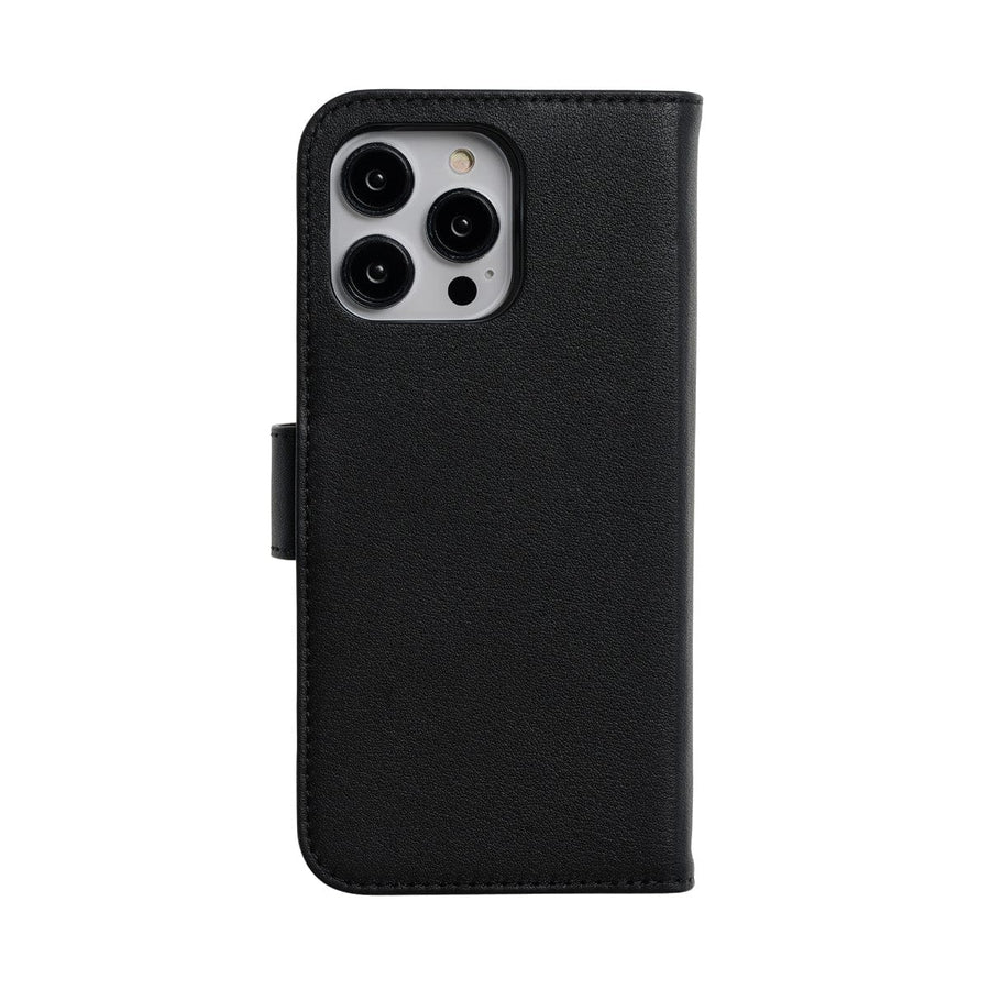 The Personal Print Phone Cases Black / iPhone 15 Pro Max Magnetic Wallet Magsafe Genuine Nappa iPhone Case#colour_Black